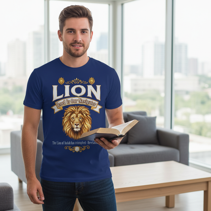 Lion of Judah Victory T-Shirt_dual_model_life