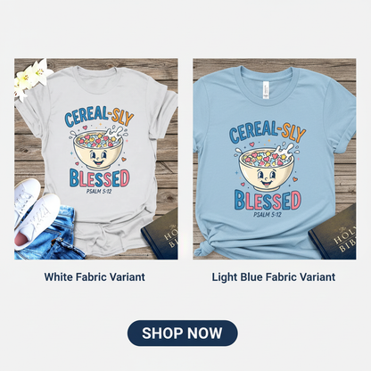 Cereal-sly Blessed T-Shirt_dual_model_life