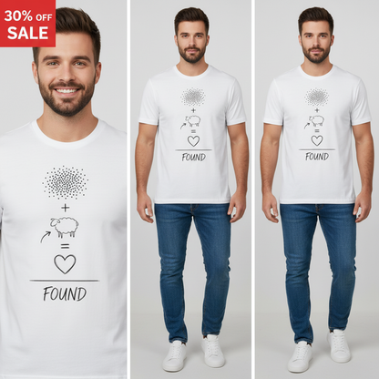 Lost Sheep Found T-Shirt_triple_model