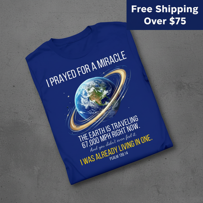 Living in a Ringed World T-Shirt_fold_tilt