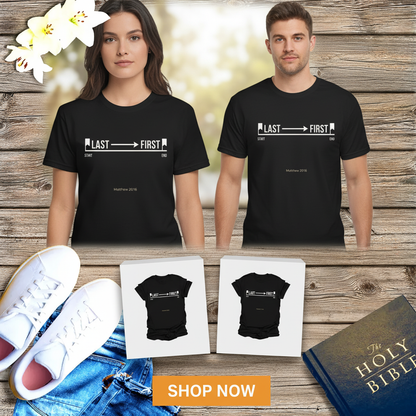 Last to First T-Shirt_dual_model_life