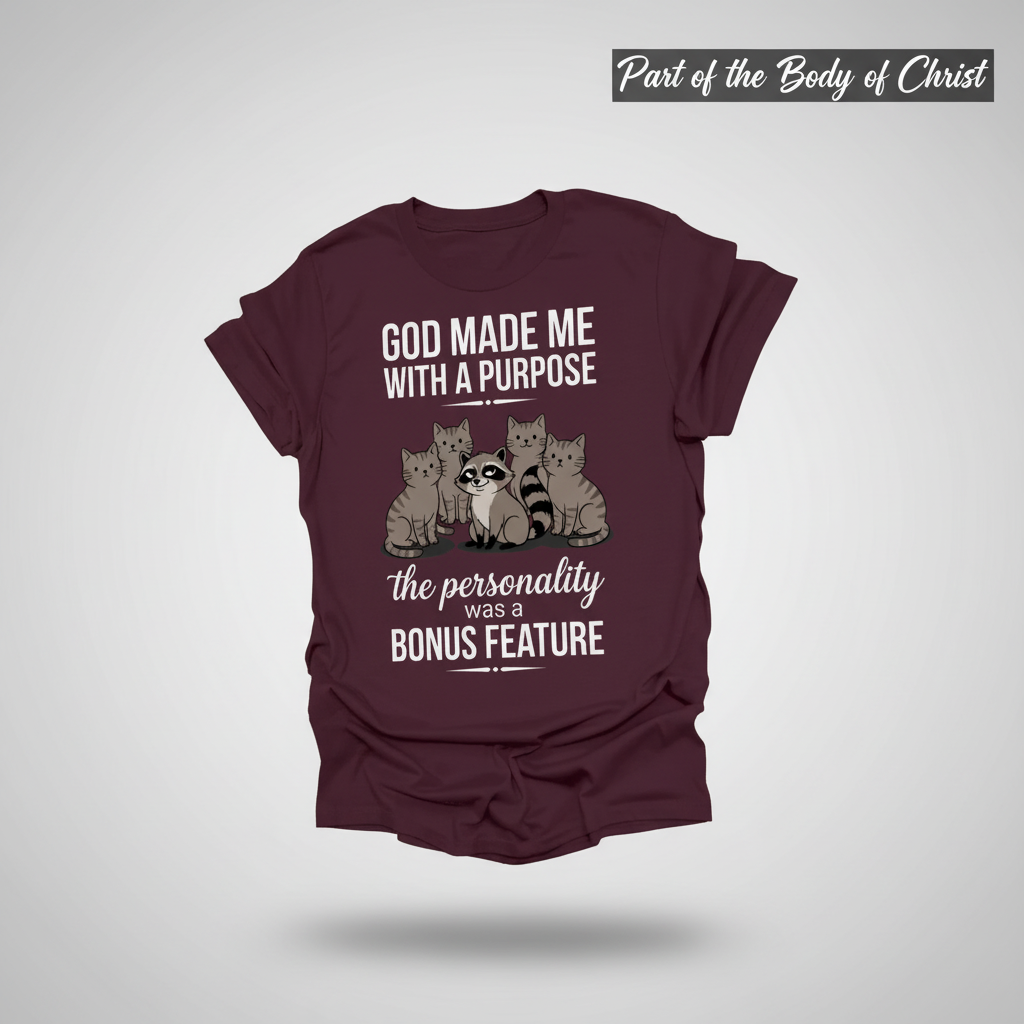 Purpose and Personality T-Shirt_3d_float