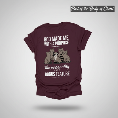 Purpose and Personality T-Shirt_3d_float