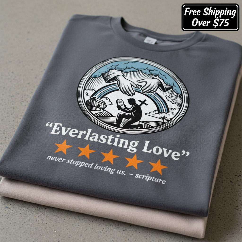 Everlasting Love T-Shirt_stacked_flatlay