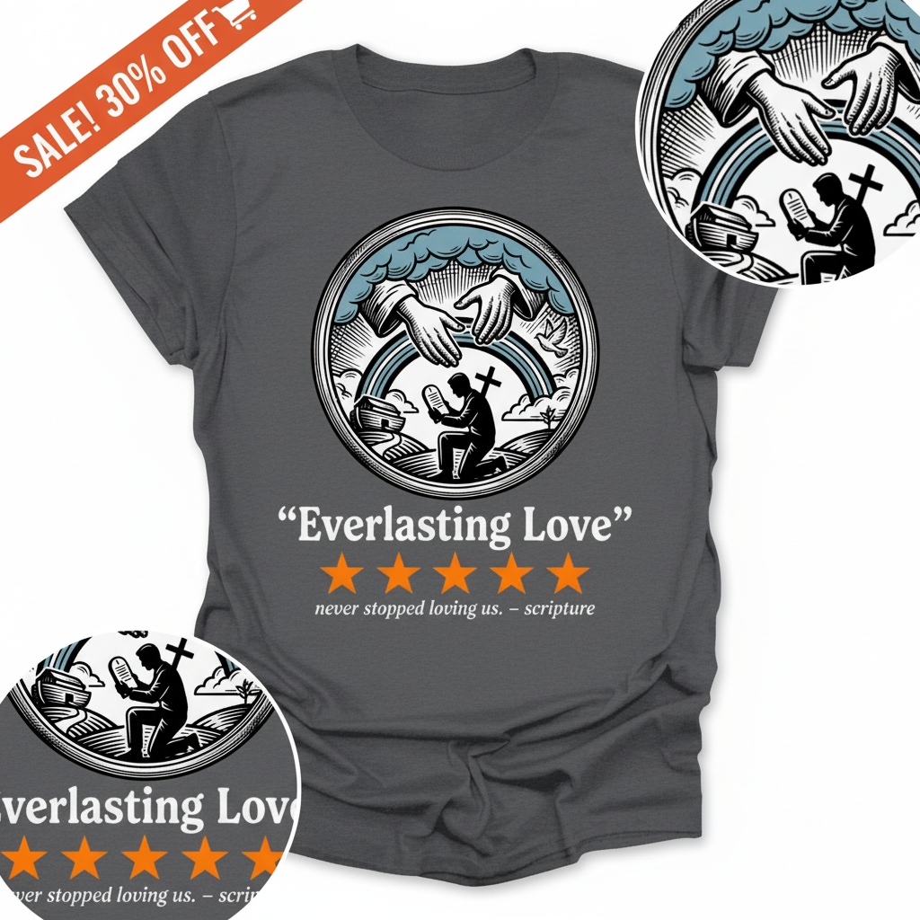 Everlasting Love T-Shirt_triple_model