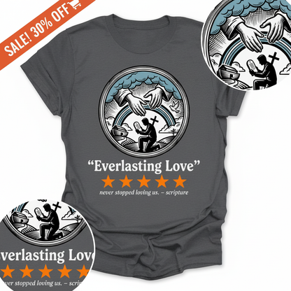 Everlasting Love T-Shirt_triple_model