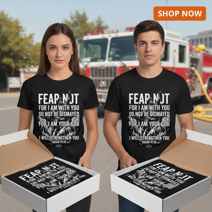 Fear Not Firefighter T-Shirt_dual_model_life