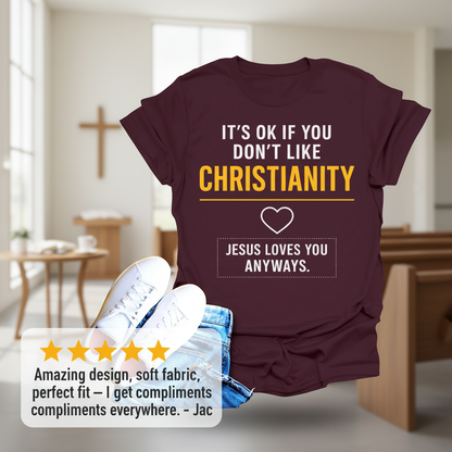 Jesus Loves You Anyway T-Shirt_review_5star