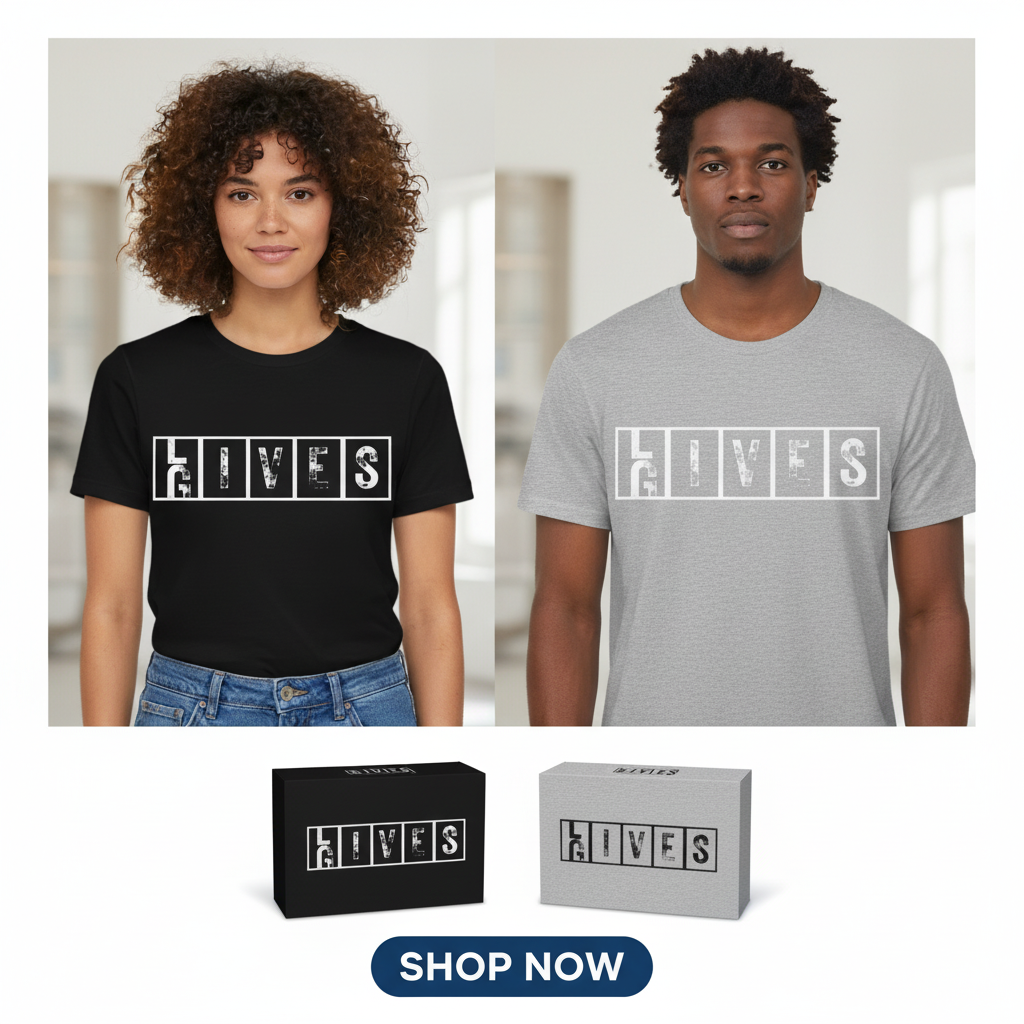 He Gives Lives T-Shirt_dual_model_life