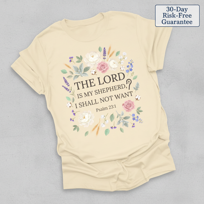 The Lord Is My Shepherd T-Shirt_fold_tilt