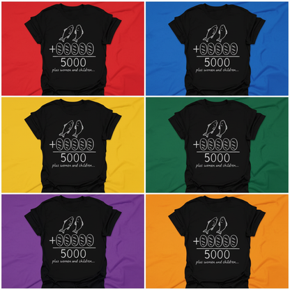 Miracle of 5000 T-Shirt_6color_grid