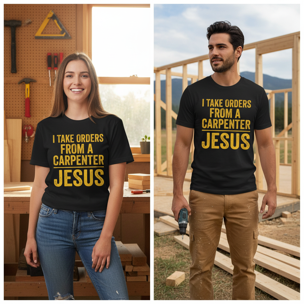 Orders From a Carpenter T-Shirt_dual_model_life