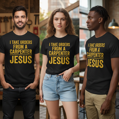 Orders From a Carpenter T-Shirt_triple_model