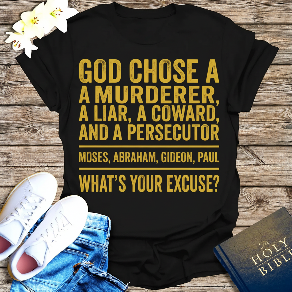 God Chose Ordinary People T‑Shirt_dual_model_life