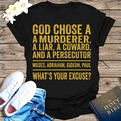 God Chose Ordinary People T‑Shirt_dual_model_life