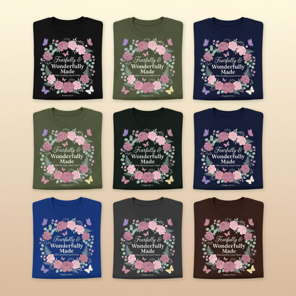 Fearfully & Wonderfully Made T-Shirt_6color_grid