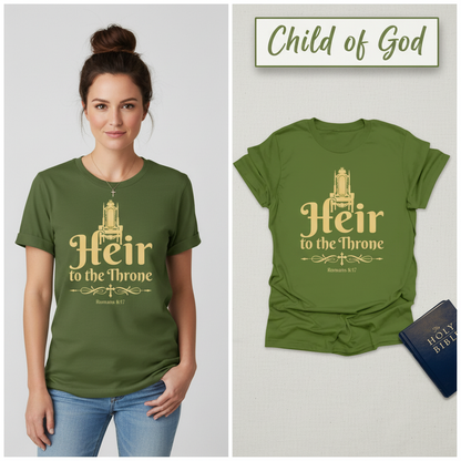 Heir to the Throne T-Shirt_model_flat