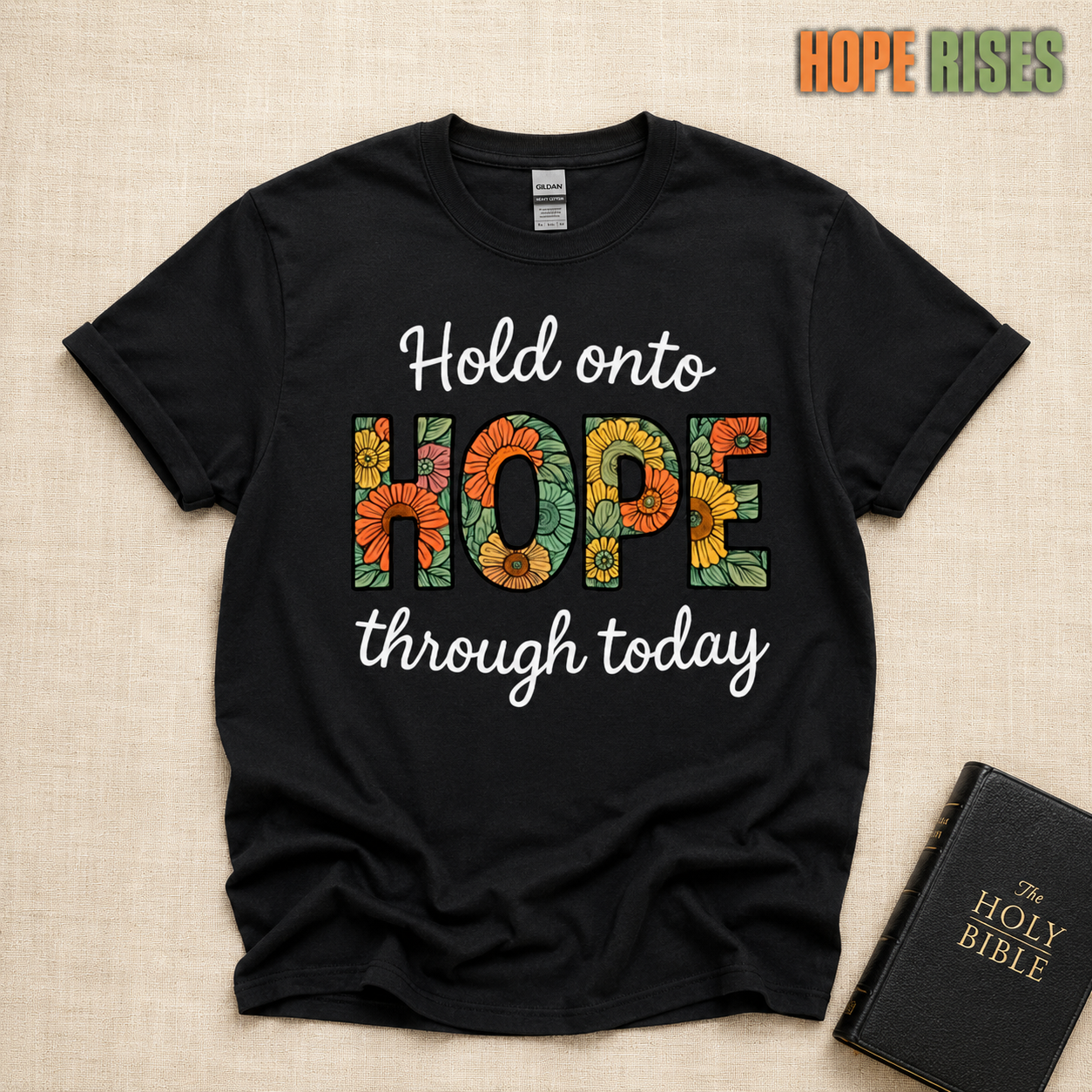 Hope Through Flowers T-Shirt_min_flat