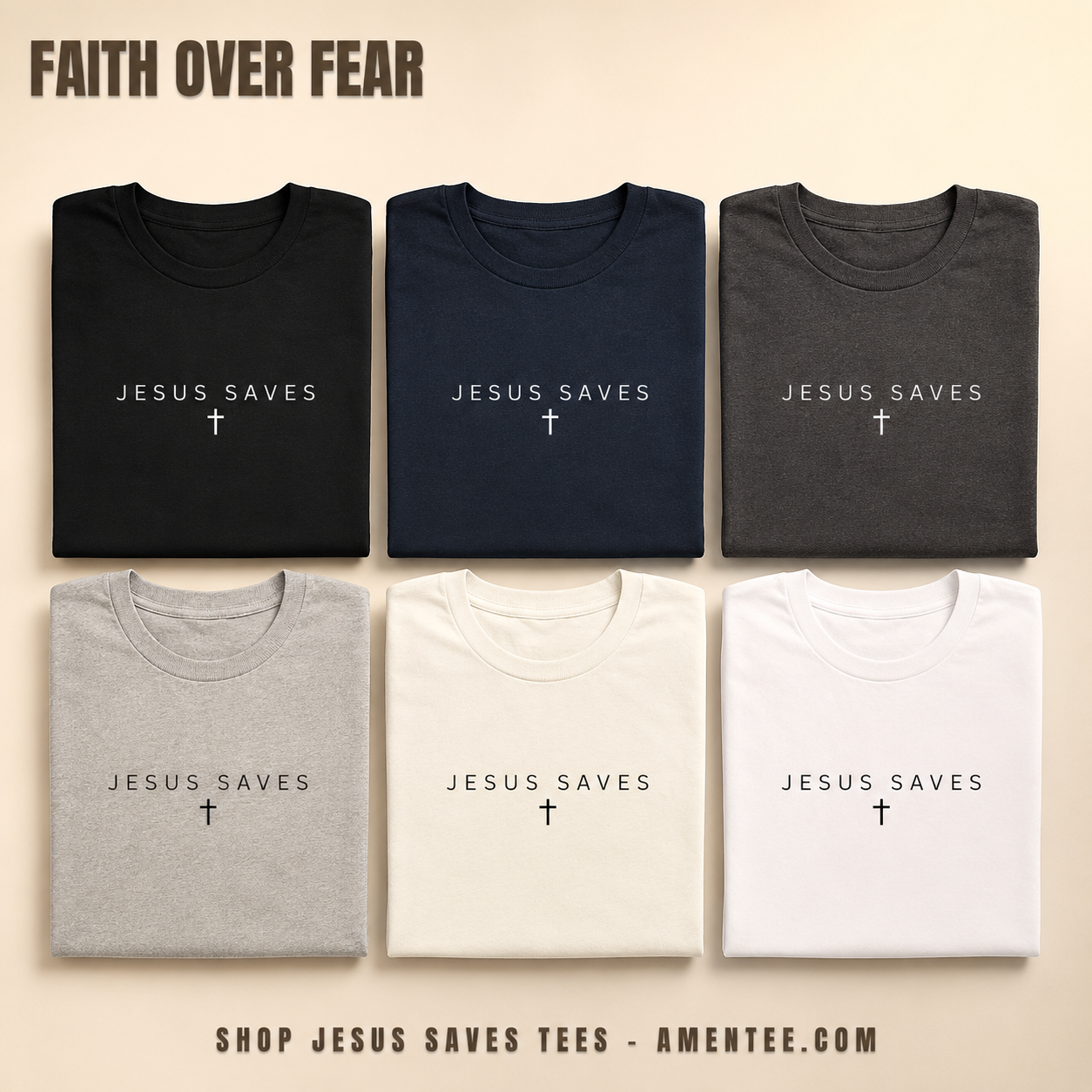 Jesus Saves T-Shirt_6color_grid