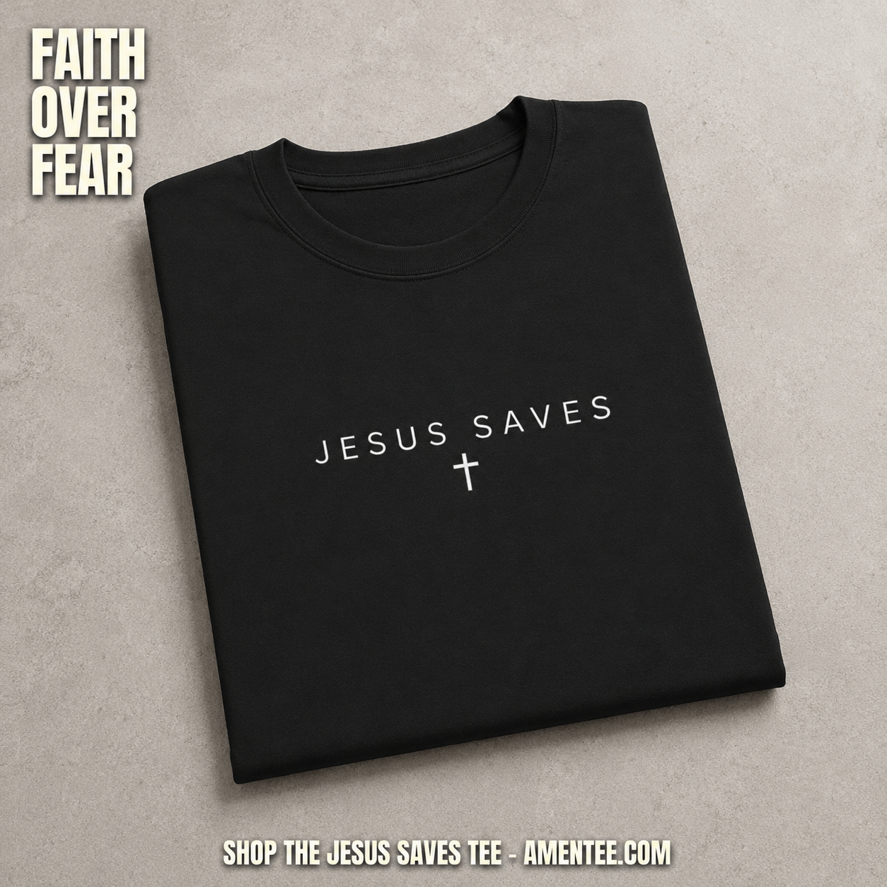 Jesus Saves T-Shirt_fold_tilt