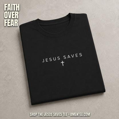 Jesus Saves T-Shirt_fold_tilt