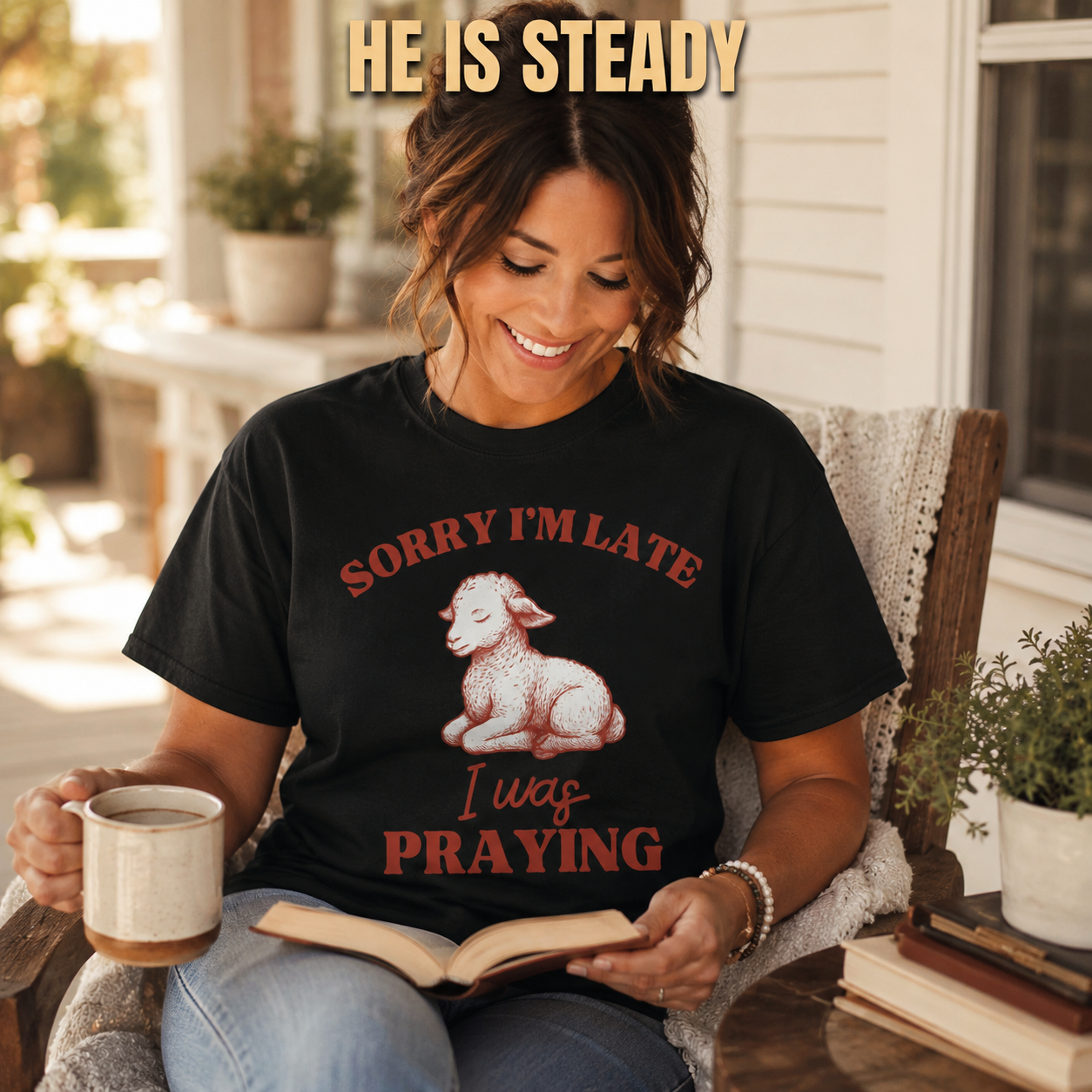 Sorry I'm Late I Was Praying T-Shirt_ls_prop