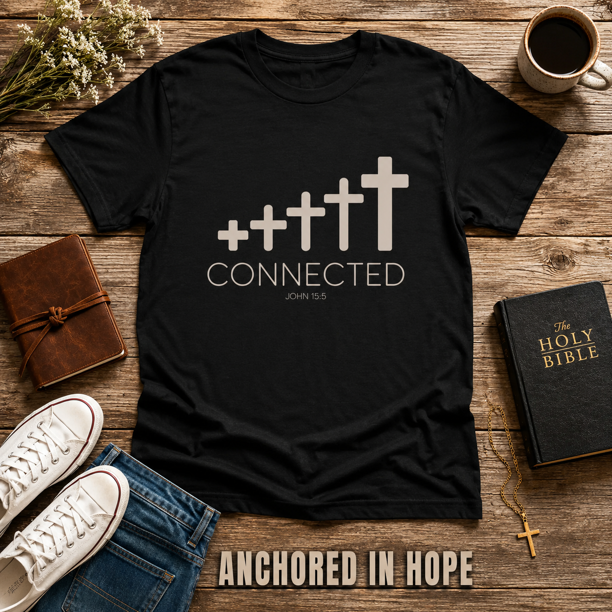 Connected in Christ T-Shirt_style_flat