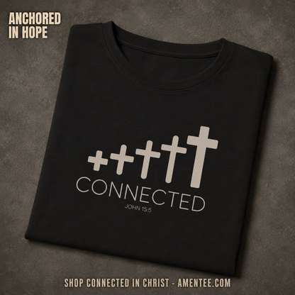 Connected in Christ T-Shirt_fold_tilt