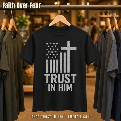 Trust In Him Cross Flag T-Shirt_boutique_rack
