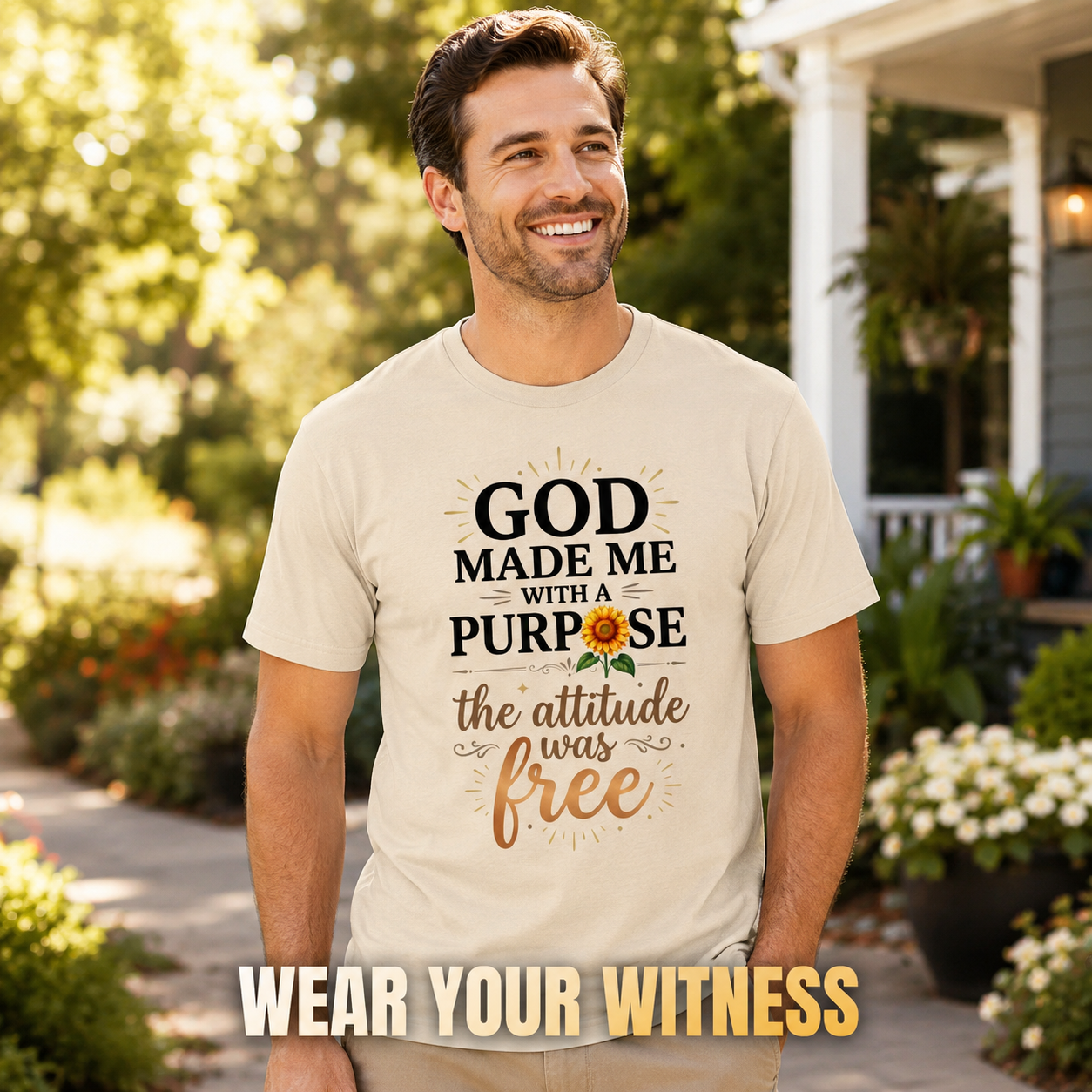 Purpose and Attitude T-Shirt_active_outdoor
