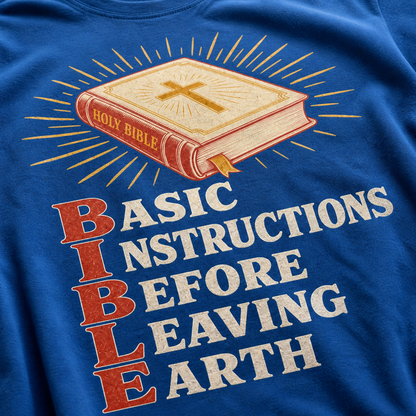 The Bible T-Shirt_macro_detail
