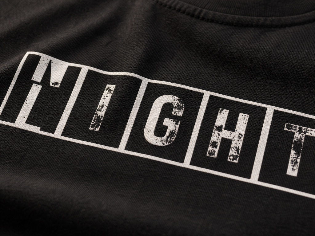 Walk By Faith Not By Night T-Shirt_macro_detail