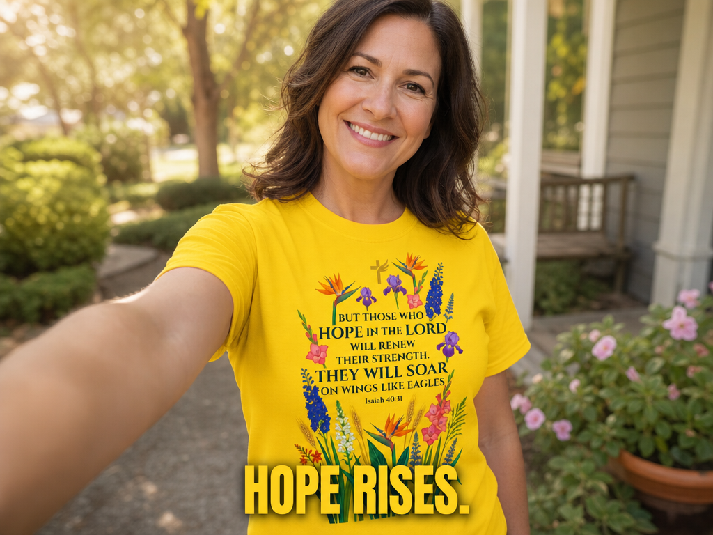 Soar on Wings Like Eagles T-Shirt_ugc_outdoor