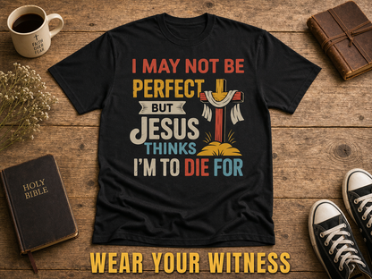Jesus Thinks I'm Worth It T-Shirt_style_flat