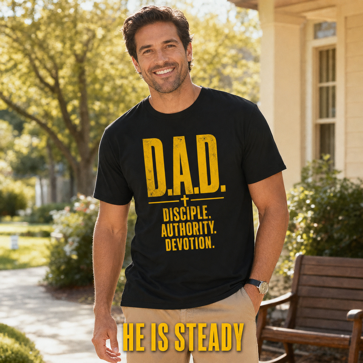 D.A.D. Disciple Authority Devotion T-Shirt_active_outdoor