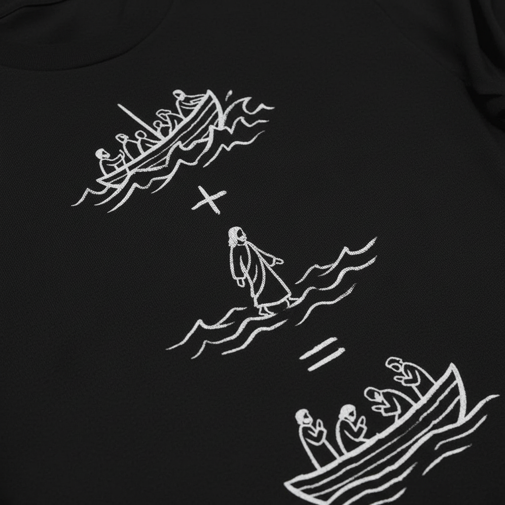 Peace in the Storm T-Shirt__detail