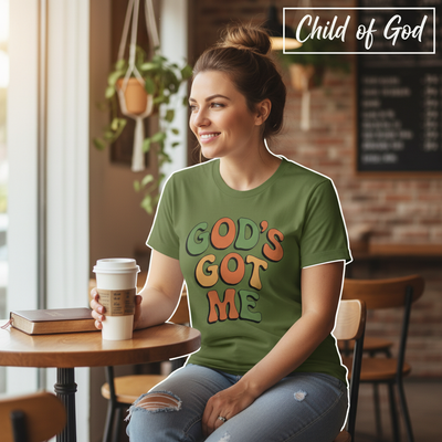 God's Got Me T-Shirt__use