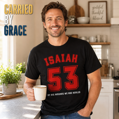 Isaiah 53 Victory T-Shirt_ls_indoor