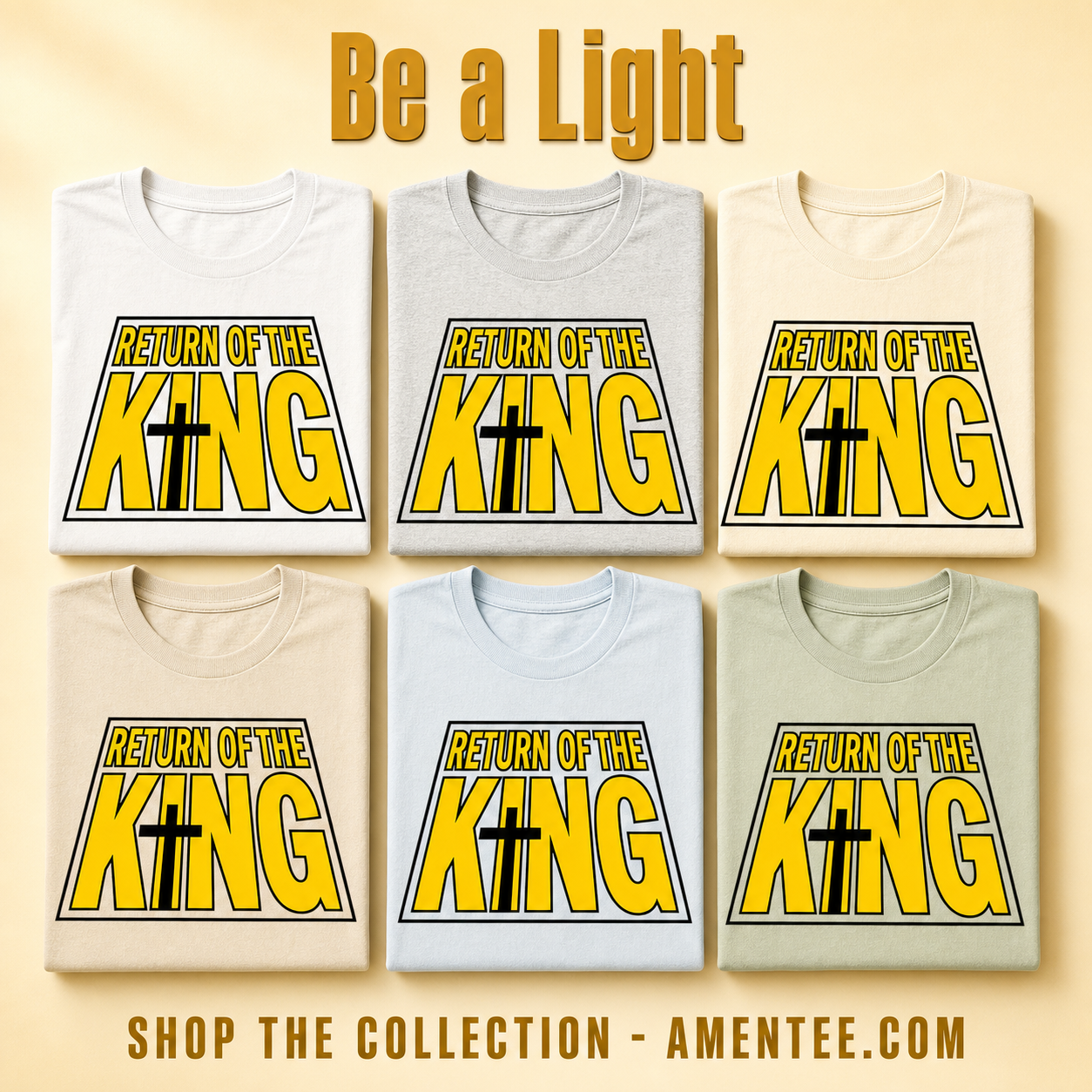 Return of the King T-Shirt_6color_grid