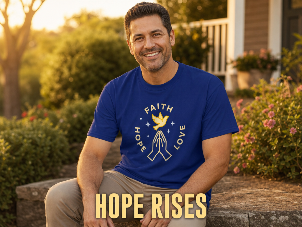 Faith Hope Love T-Shirt_ls_golden