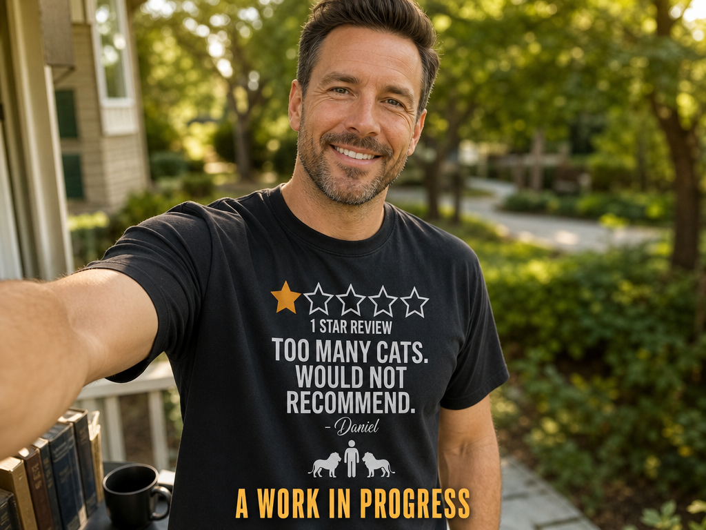Too Many Cats One-Star Review T-Shirt_ugc_outdoor