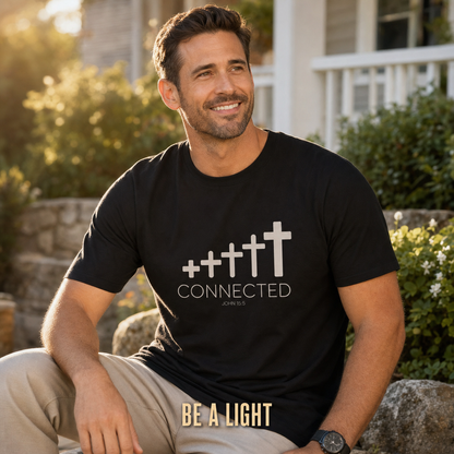 Connected in Christ T-Shirt_ls_golden