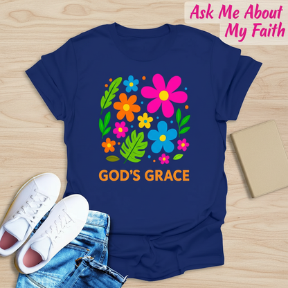 God's Grace Bloom T-Shirt__pair
