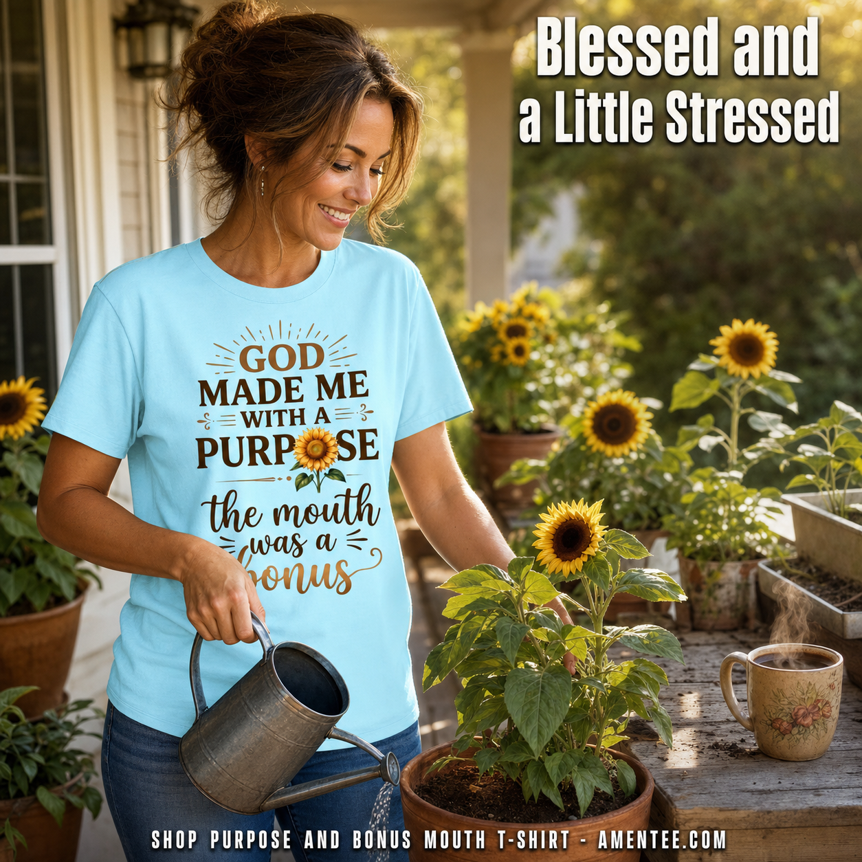 Purpose and Bonus Mouth T-Shirt_contextual