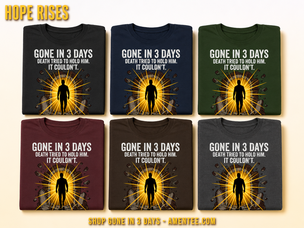 Gone In 3 Days T-Shirt_6color_grid