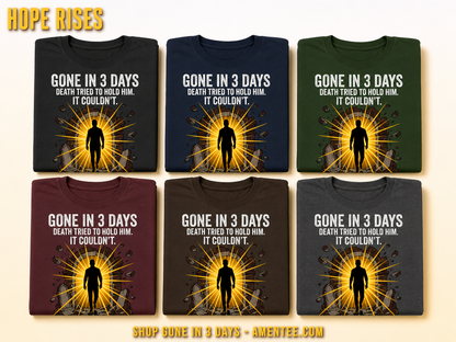 Gone In 3 Days T-Shirt_6color_grid