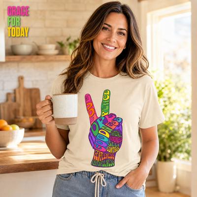 Fruit of the Spirit Peace Sign T-Shirt_ls_indoor