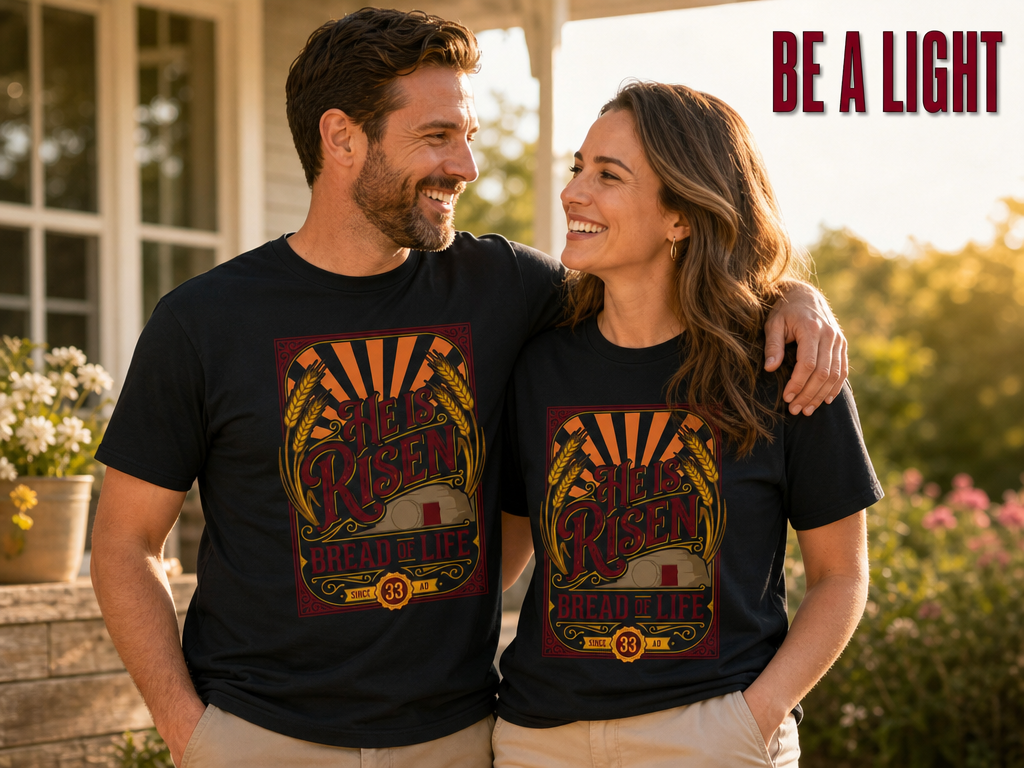 He Is Risen Bread of Life T-Shirt_group_shot