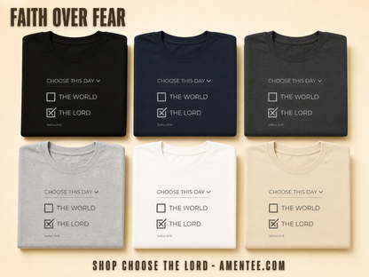 Choose The Lord T-Shirt_6color_grid
