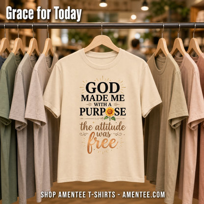 Purpose and Attitude T-Shirt_boutique_rack